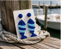 Blue Fish Earrings