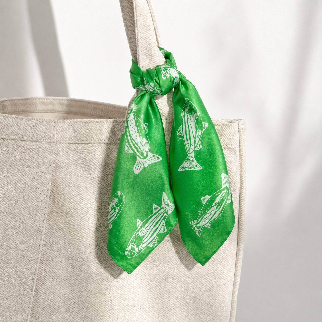Fish Print Scarf