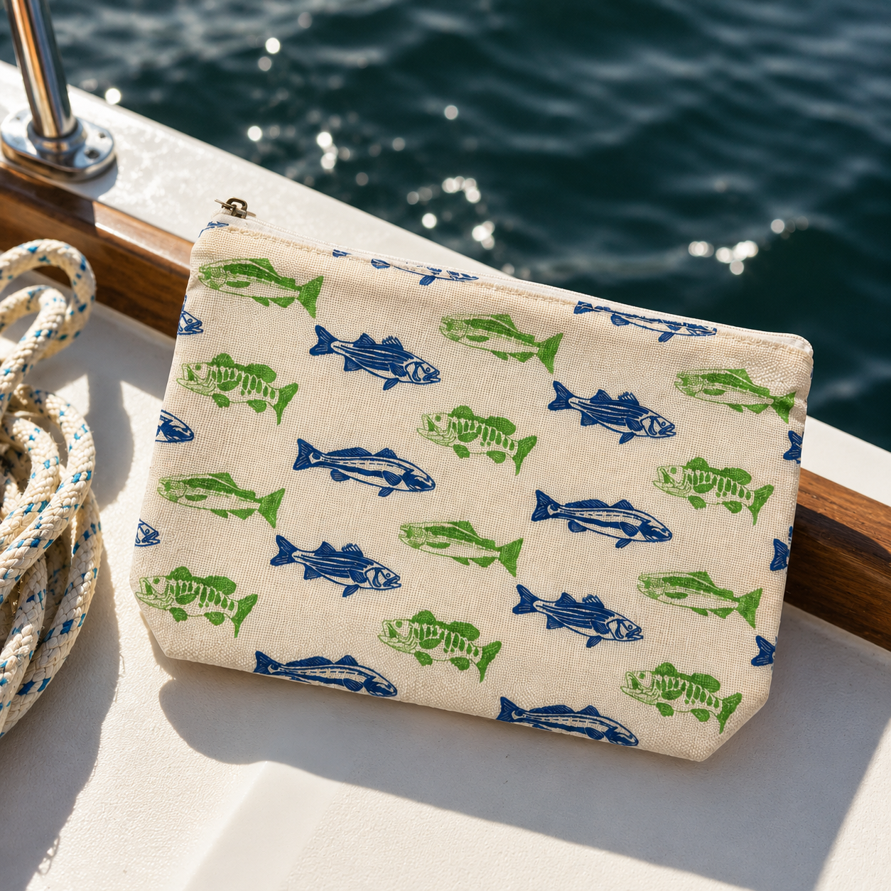 Fish Print Bag